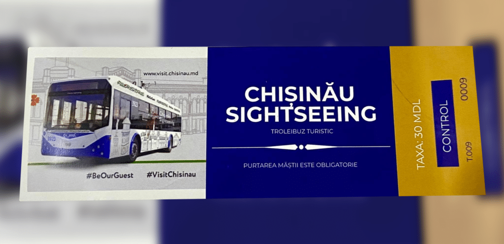 Chisinau Sightseeing Trolleybus Ticket